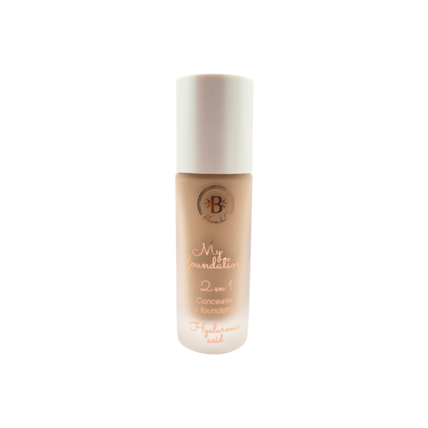 Base Bloomshell My Foundation 2en1 Tono 4.5 Neutral Medium