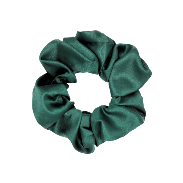 Moña Mediana de Satín Verde Esmeralda