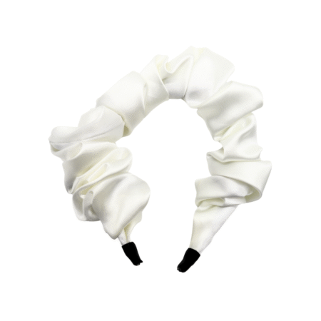 Balaca de Satín Blanco Perla