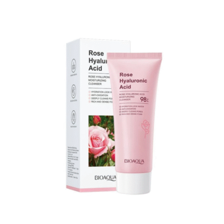 Limpiador Facial de Extracto de Rosas & Ácido Hialurónico