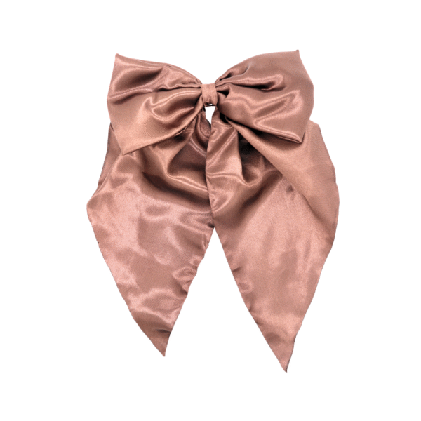 Moño Coquete Marrón Rosado