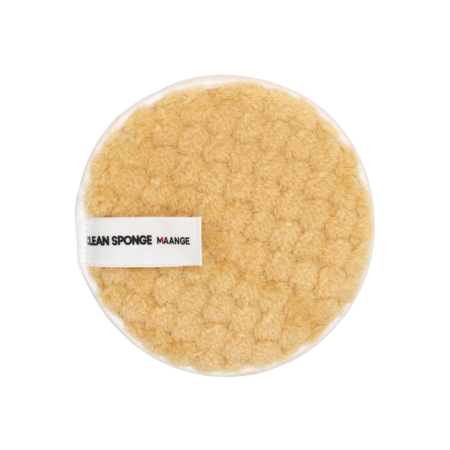 Esponja Facial Desmaquillante Amarillo Oscuro