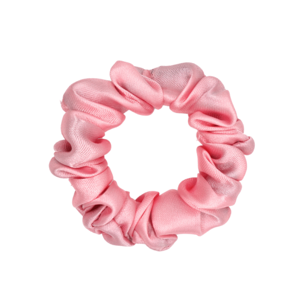 Moña Pequeña de Satín Rosa Pastel