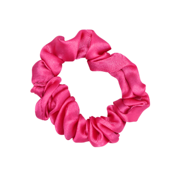 Moña Pequeña de Satín Fucsia