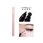 Delineador de Ojos Plumón Negro Waterproof con Estampita de Estrella Miundo