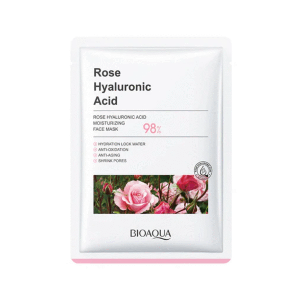 Mascarilla en Velo de Ácido Hialurónico & Extracto de Rosas